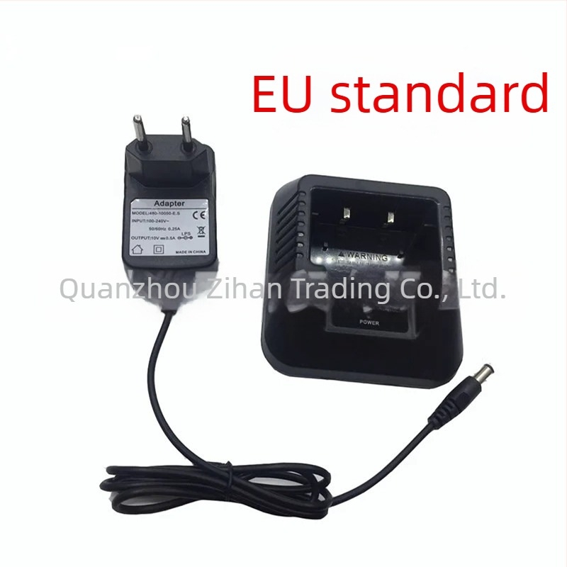 CH-5 dijeljeno punjač za Baofeng UV-5R/5RA/5RE, europska/američka verzija, bez baterije, otporan na padove, 2G mreža, domet do 1,5 km