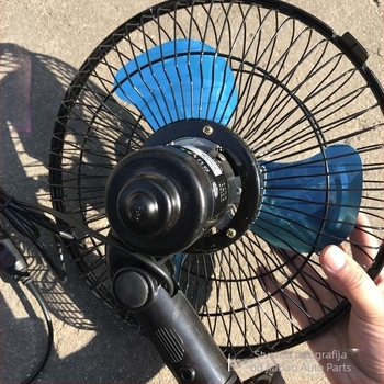U potpunosti metalni ventilator za vozila, model HR, 24V/12V, za kamione, iskopače, utovarivače i viljučare