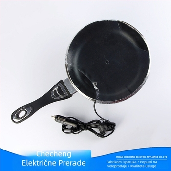 CC415 automobilni električni wok, aluminijsko tijelo, 12V/24V 150W/250W, prijenosno