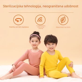 Dječji termalni set donjeg rublja – De Velvet tkanina, debeli, pamuk 33.3%, unisex, Zhuodun