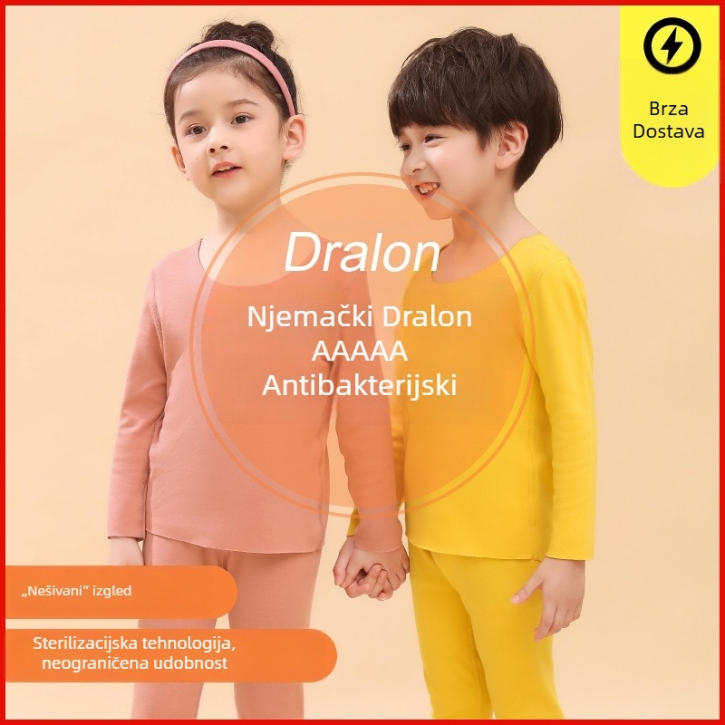 Dječji termalni set donjeg rublja – De Velvet tkanina, debeli, pamuk 33.3%, unisex, Zhuodun