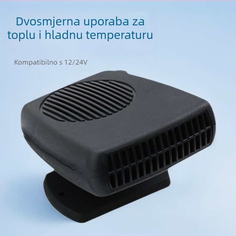 Automobilski grijač 12V/24V, dvopolno napajanje, brzo grijanje za odmagljivanje i odmrzavanje prednjeg stakla (Model YJ-324)