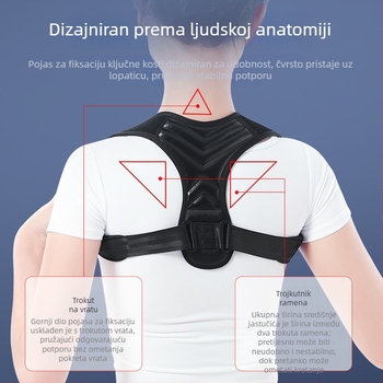 Držač držanja za gornji dio tijela – prozračan, dinamična potpora, model JZD, proljeće 2023, broj artikla 001