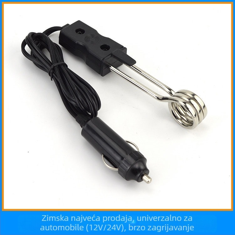 Automobilski štap za grijanje vode, 45W, model 6561, 12V/24V, prokuha vodu i održava toplinu, mogućnost privatne oznake
