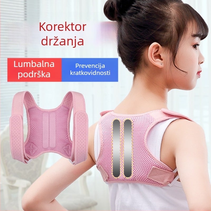 Beili pojas za korekciju držanja tijela za djecu i učenike, lagan i prozračan ortoz za sjedenje, model 613