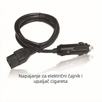 Napajajući kabel za automobilni električni čajnik, univerzalni, gumeni, Kaisida, 12V/96W ili 24V/200W