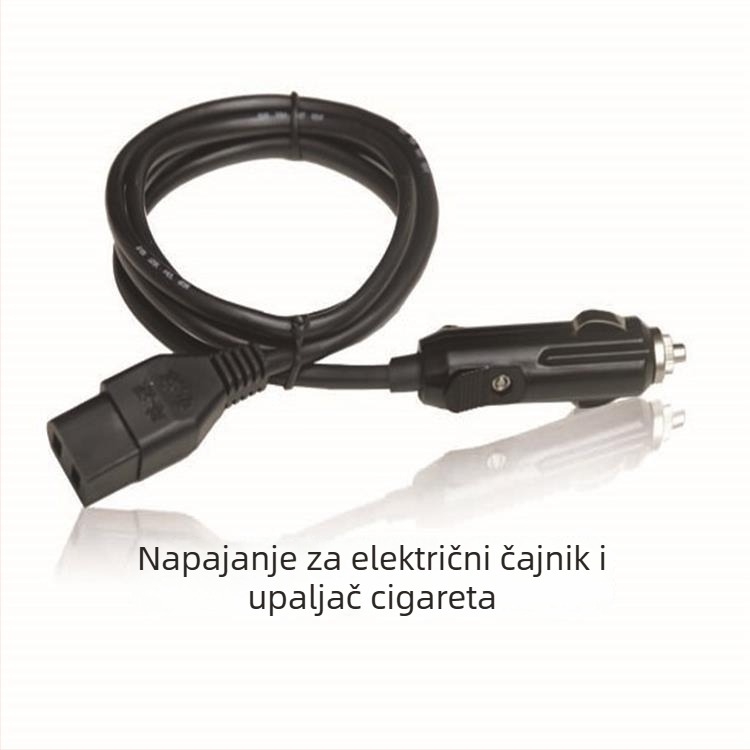 Napajajući kabel za automobilni električni čajnik, univerzalni, gumeni, Kaisida, 12V/96W ili 24V/200W