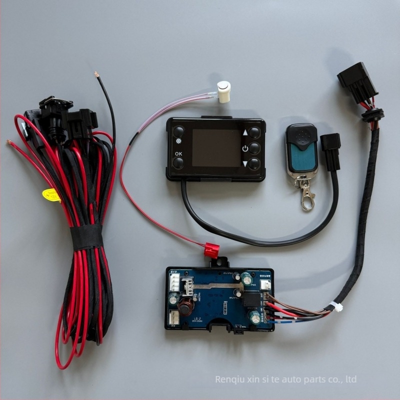 Xinsite automobilski grijač s LED LCD zaslonom i daljinskim upravljanjem, 12V-24V univerzalno