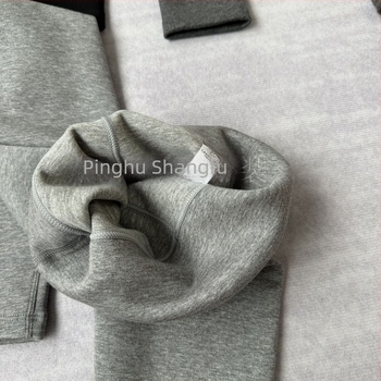 Leggings od Lyocella + pamuka + kašmira, visoki struk, debeli, elastični, jednofarbni, sadržaj glavne tkanine 50–70%