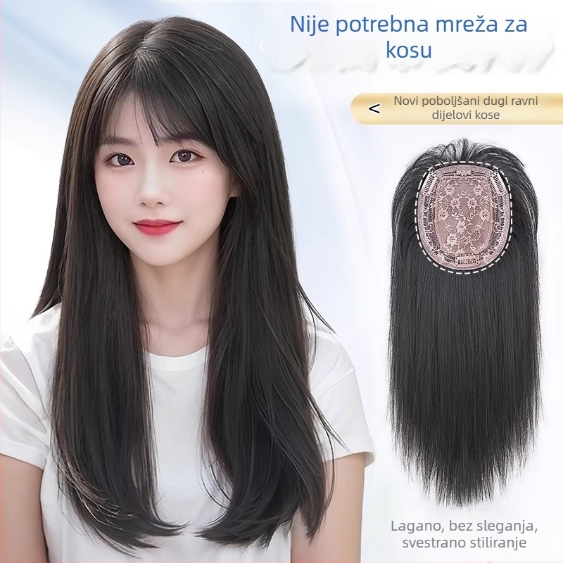 Dio paruke za žene — ravna kosa, visoko- temperatura žica, mehanizam; marka Xian xin, model Blok za zamjenu mrežice; nije za bojanje ili kovrčanje