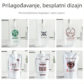 Jednokratna vrećica za napitke s nagibnim otvorom za napitke s mliječnim čajem, mlijekom od soje i želeom — dnevna proizvodnja 500 000; marka Cantonese