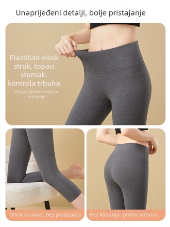 Derong termanske cropped hlače, 90–95% poliester, spandex <30%, mikroelastične