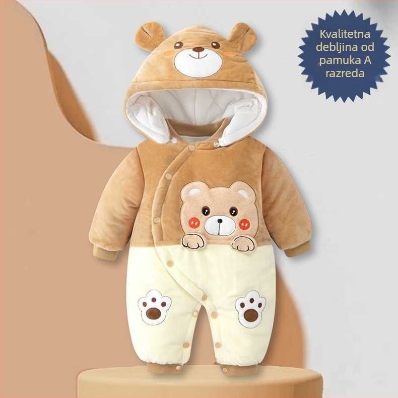 Dječji kombinezon za jesen–zimu, debeli pamuk, 100% pamuk