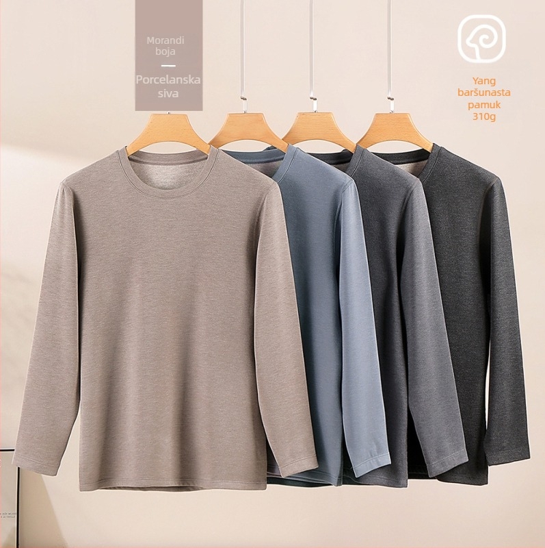 Unisex termo donje rublje set - ekstra debela grijna vlakna 301-350 g/m², dvostrano četkano, okrugli ovratnik, osnovni sloj ili vanjska odjeća