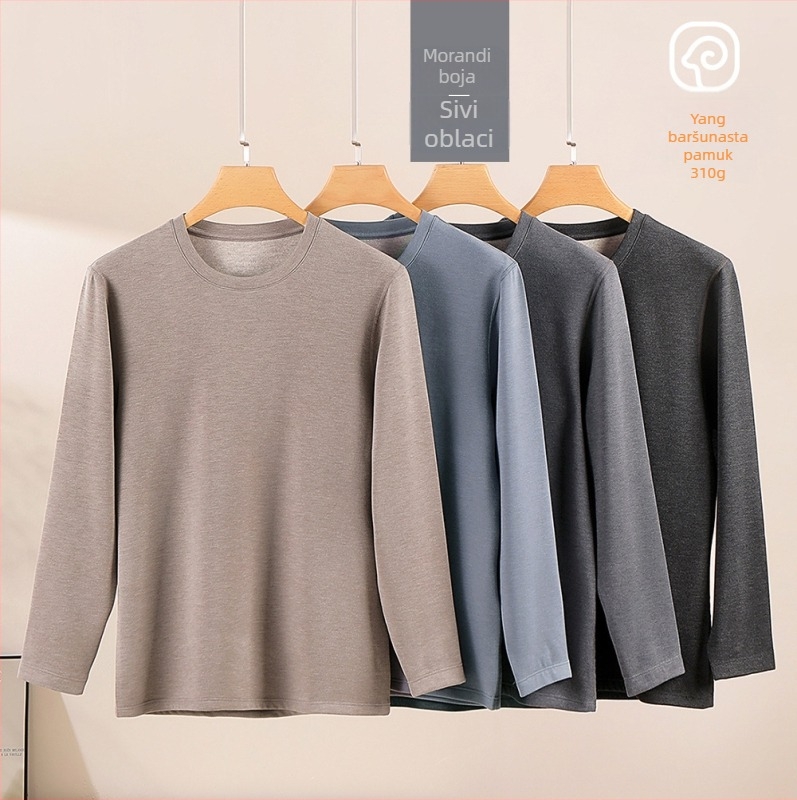 Unisex termo donje rublje set - ekstra debela grijna vlakna 301-350 g/m², dvostrano četkano, okrugli ovratnik, osnovni sloj ili vanjska odjeća