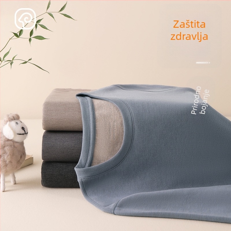 Unisex termo donje rublje set - ekstra debela grijna vlakna 301-350 g/m², dvostrano četkano, okrugli ovratnik, osnovni sloj ili vanjska odjeća