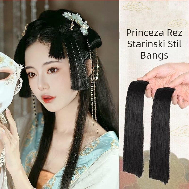 Baifumei GZ1082 ravni dio kose za periku, vlakna visoke temperature, bojanje bez zagrijavanja