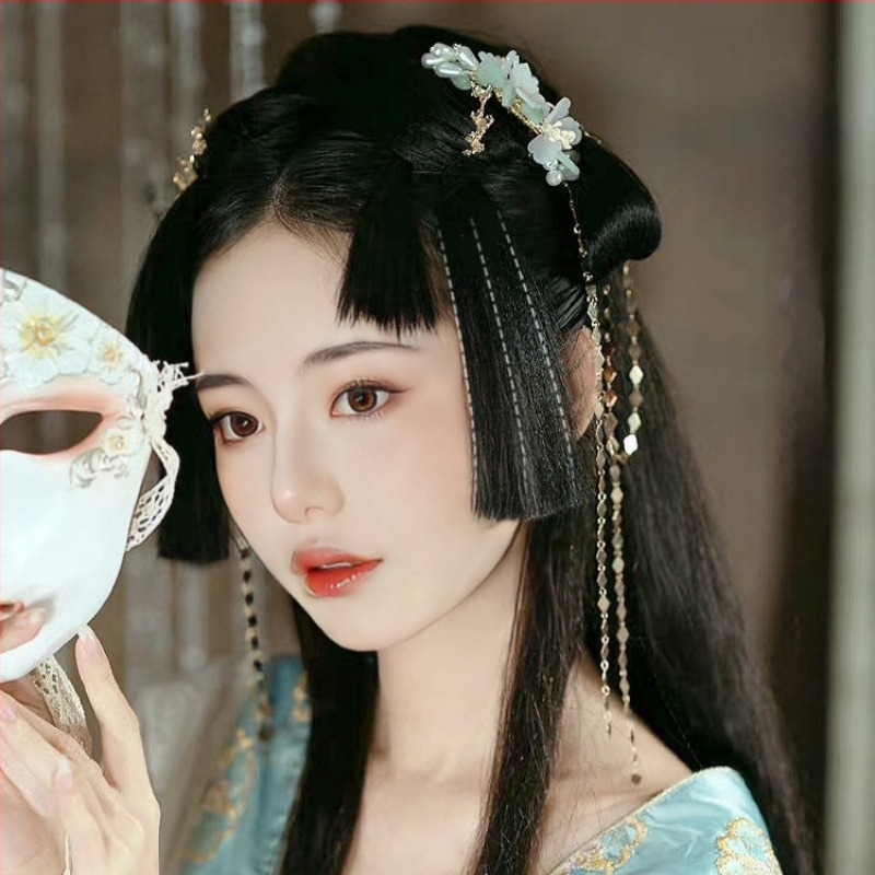 Baifumei GZ1082 ravni dio kose za periku, vlakna visoke temperature, bojanje bez zagrijavanja