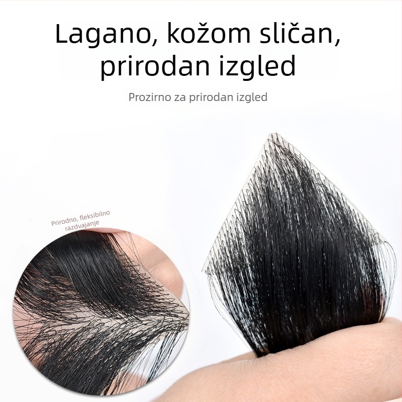 Longyang Dijeli perike od prirodnih kose — Ručno tkano Ravne kose, Model Z, može se bojati ili perm