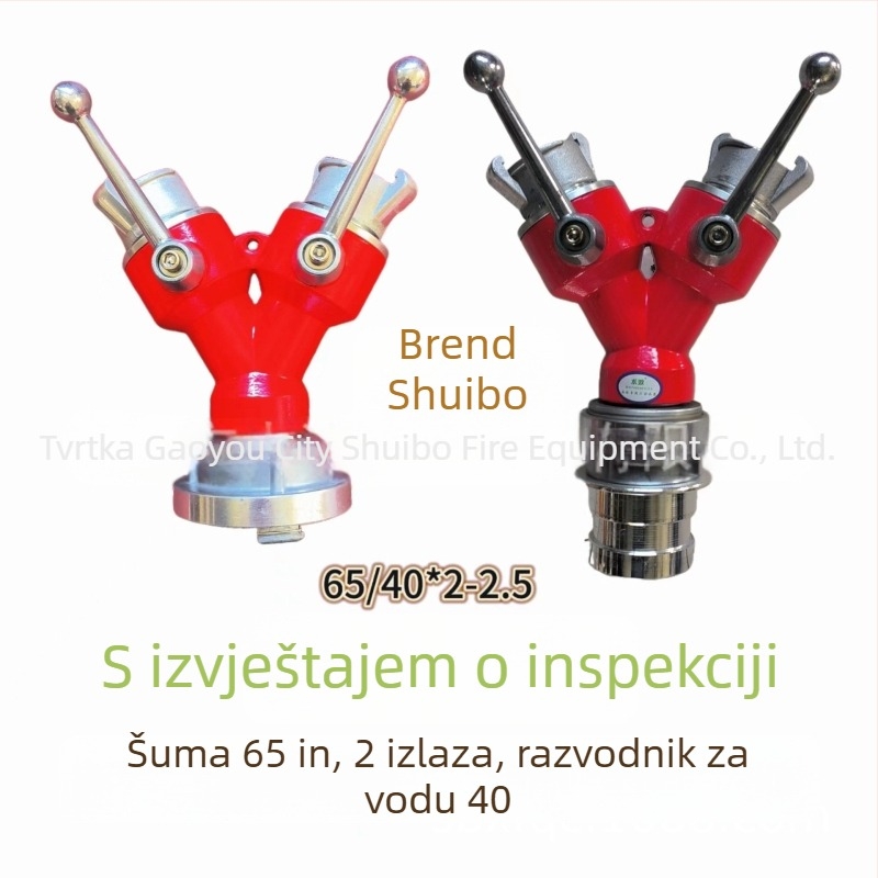 Vodeni razdjelnik, tip s debelim unutarnjim proširenjem, model FII65/40*2-2.5, marka Water Wave.