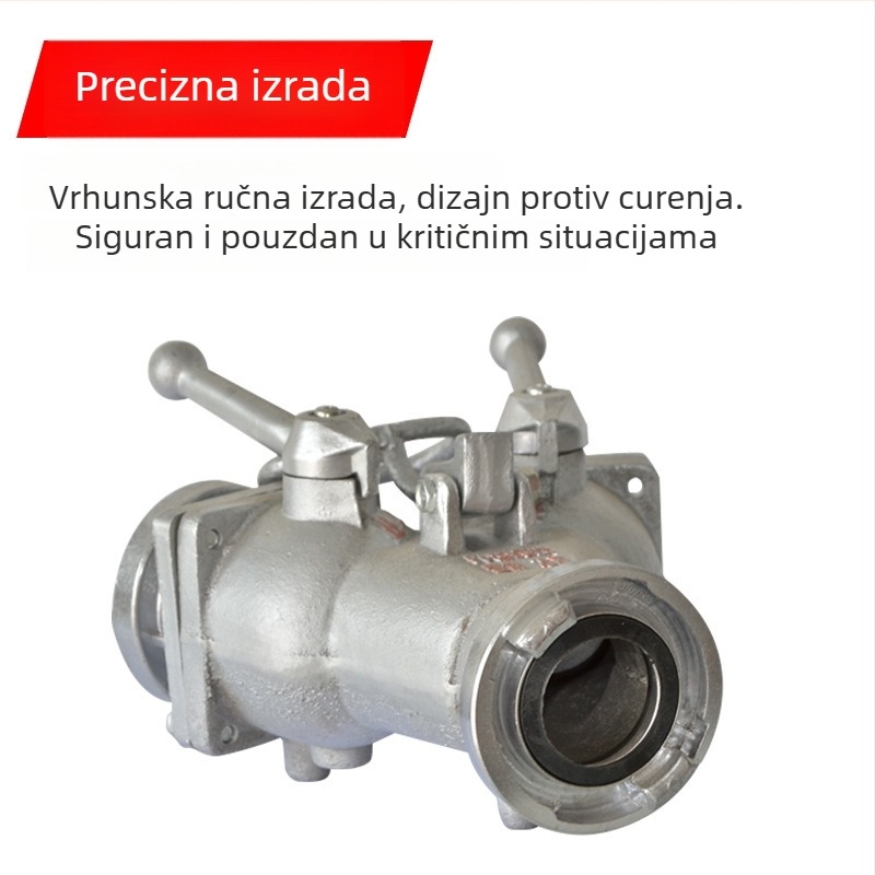 Trostruki razvodnik za vatrogasni crijevo s brzom spojkom — Axis 15432