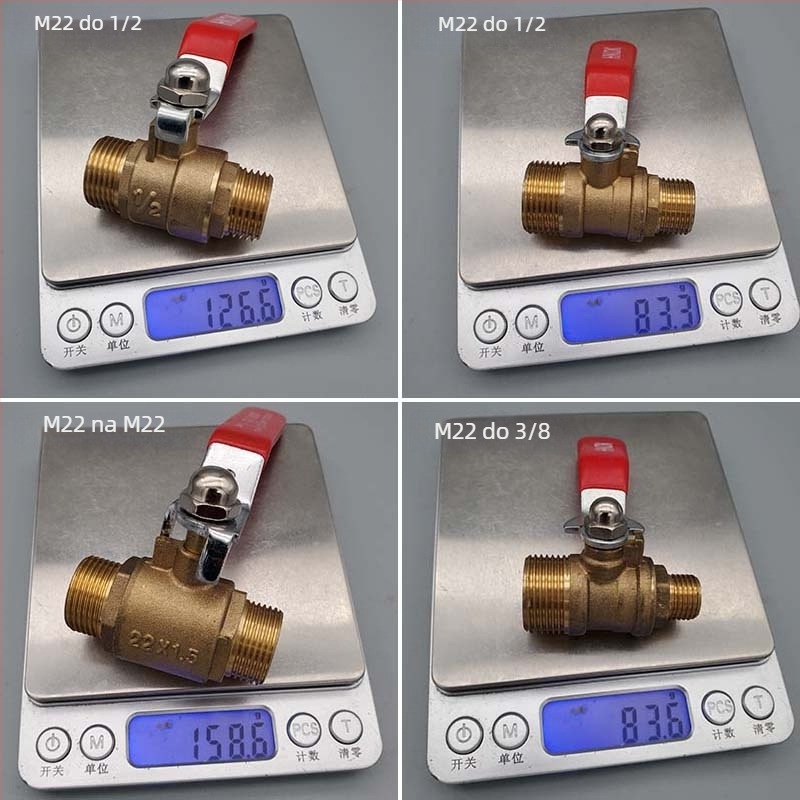 Poljoprivredni kuglični ventil prekidač, navoji M22/M14, Haikuo HKOK