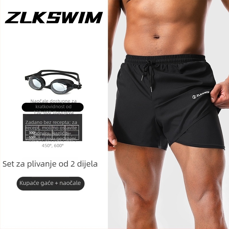 Muške kupaće šorceve – brzo sušeće, jednobojni model (96% poliester, 4% elastan; podstava: 95% poliester, 5% elastan; težina 200 g; stil: briefs)