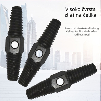 Dvoglavi izvlačivač navoja i uklanjivač cijevi – za kućnu i industrijsku upotrebu, ručno, karbonska čelika, TX