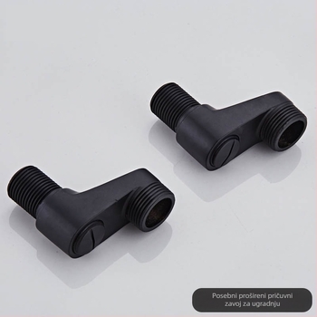 Adapter za tuš bateriju – bakar, prošireni kut, otvorena montaža, modern minimalistički dizajn