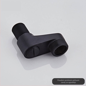 Adapter za tuš bateriju – bakar, prošireni kut, otvorena montaža, modern minimalistički dizajn