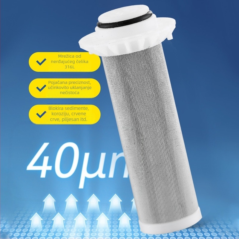 Haukele predfilter za kućni električni bojler — bakar + ABS, stil Light Luxury, pogodno za slavine, perilice rublja i tuševe