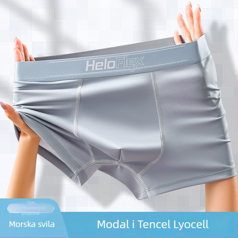 Bezšivne muške bokserice od Modala (50–70%) s Lyocell podstavom, prozračné, brzo suše