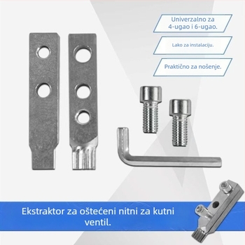 Yichang 45-čeli alat za demontažu za popravak vodovodnih cijevi – uklanjanje slomljenih vijaka iz slavina i kutnih ventila (1 komplet)