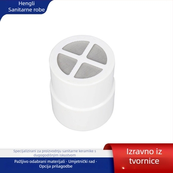 Tuš filtar | Cinkova legura | Gornji raspršivač | Model HL-35 | KDF filtra element | Ugradnja: ugrađena