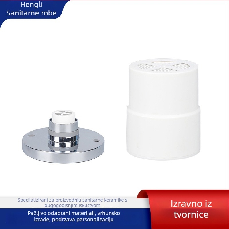 Tuš filtar | Cinkova legura | Gornji raspršivač | Model HL-35 | KDF filtra element | Ugradnja: ugrađena