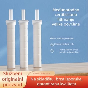 Kartuša za filtriranje tuša s PP pamukom, filtriranje pijeska i hrđe, za tuš glavnu i slavinu, model XPS2018