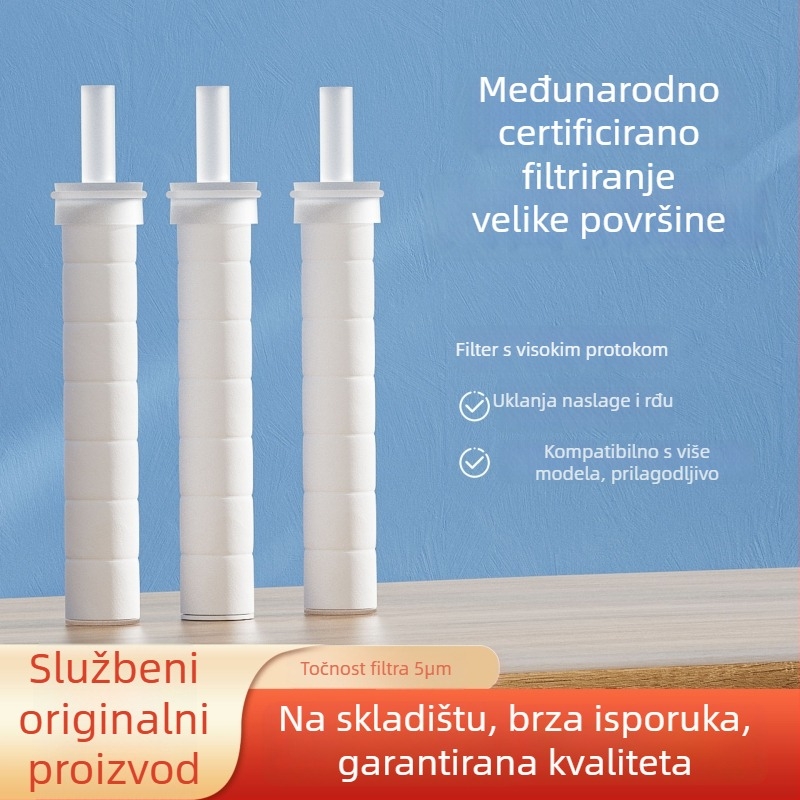 Kartuša za filtriranje tuša s PP pamukom, filtriranje pijeska i hrđe, za tuš glavnu i slavinu, model XPS2018