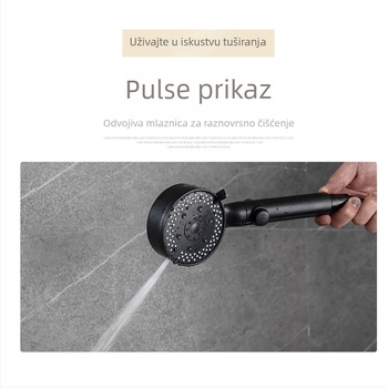 Tuš glava, prijenosna, ABS materijal, navojno montiranje, model 718, radna temperatura 0-80