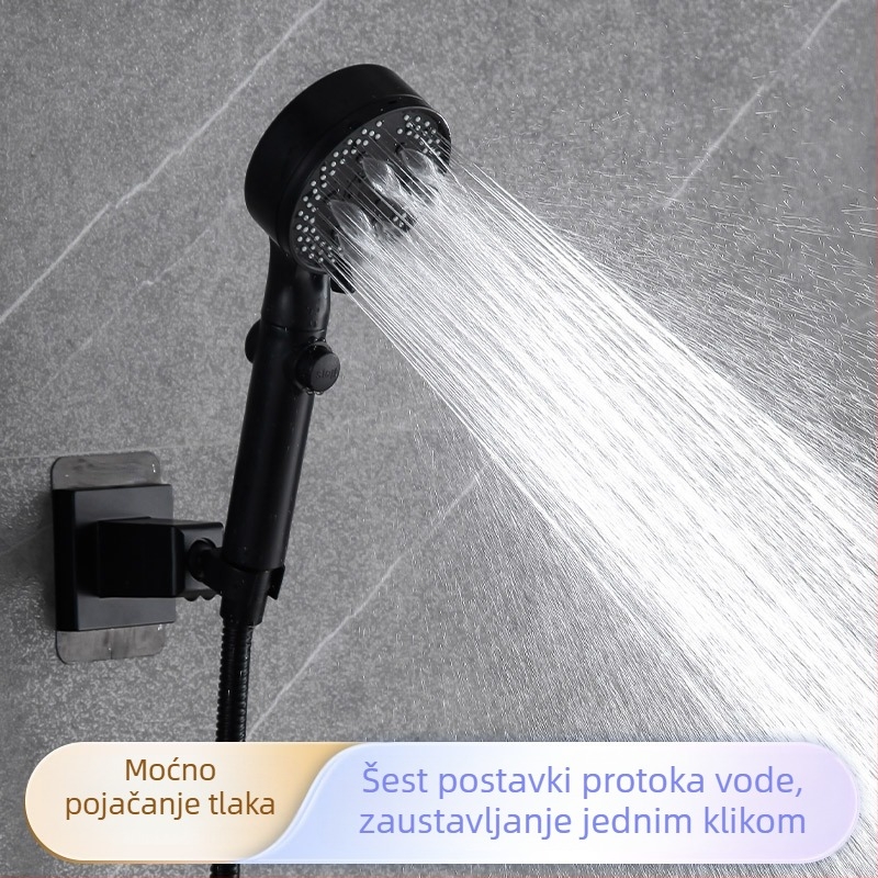 Tuš glava, prijenosna, ABS materijal, navojno montiranje, model 718, radna temperatura 0-80
