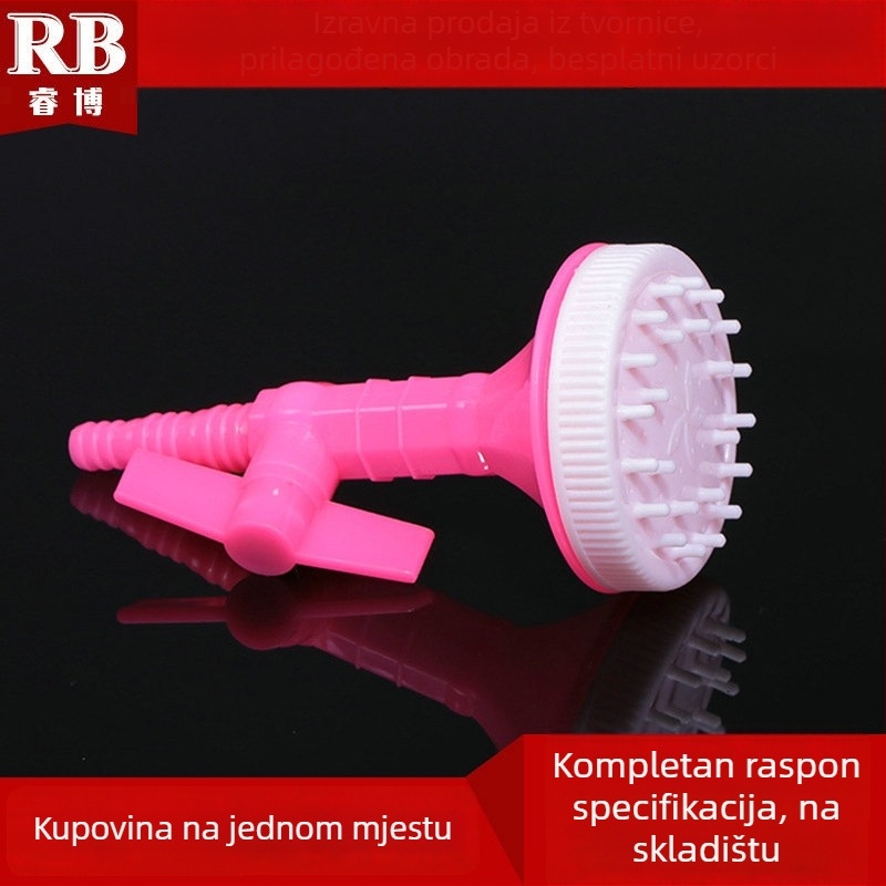 RB-037 Plastična tuš glava s funkcijom kišne, vršni prskanje, montaža s navojem i inline instalacijom