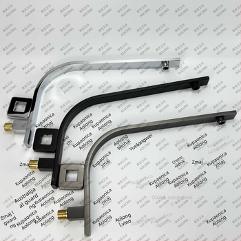 Skrivena duš armatura s produženjem, 304 nehrđajući čelik, navojna ugradnja, kromirani završetak, kišni način
