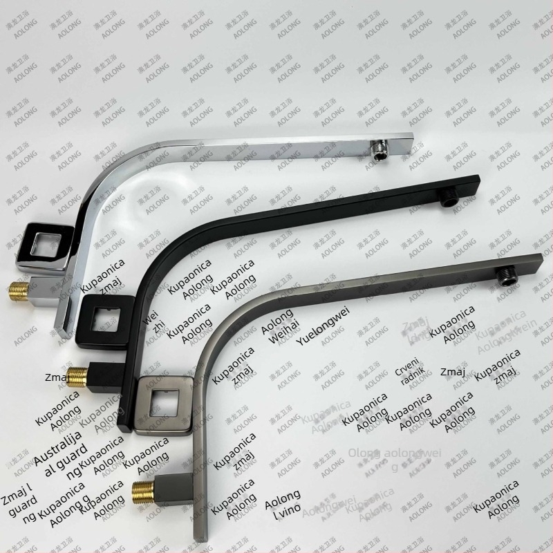 Skrivena duš armatura s produženjem, 304 nehrđajući čelik, navojna ugradnja, kromirani završetak, kišni način