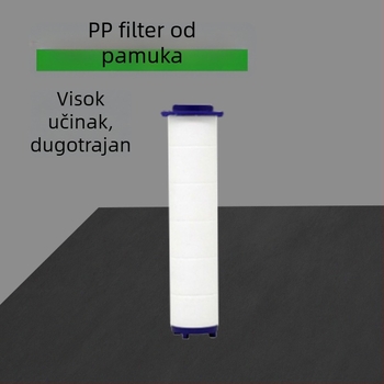 Tuš filter element s PP pamukom i deoksigenacijom, anionsko jezgro, model P-01, ABS konstrukcija, maksimalna temperatura 100°C, nazivni tlak 0,6 MPa