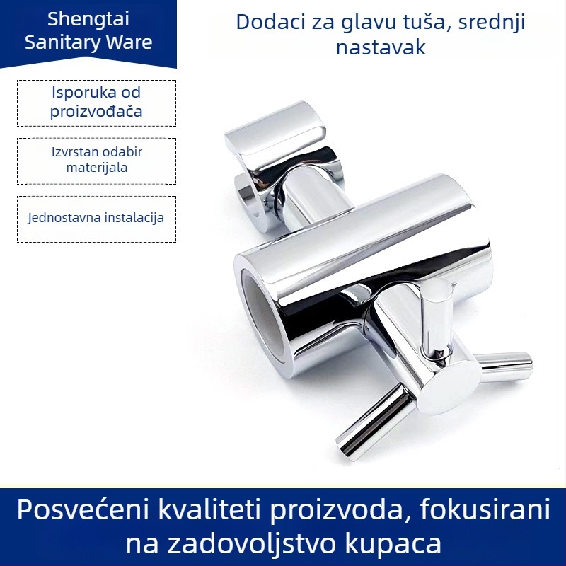 Držač za tuš šipku od cinkovog legura, Shengtao marka, moderni stil jednostavnosti