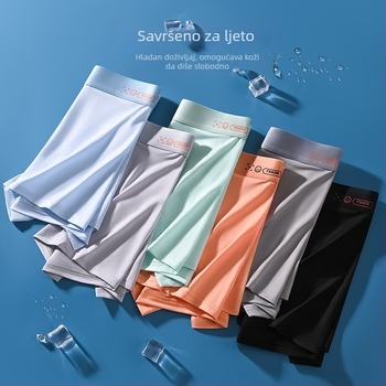 Muške magnetske funkcionalne gaćice – prozračne, bezšivne boxerice sa srednjim strukom, poliester s pamukom podstavom 90–95%