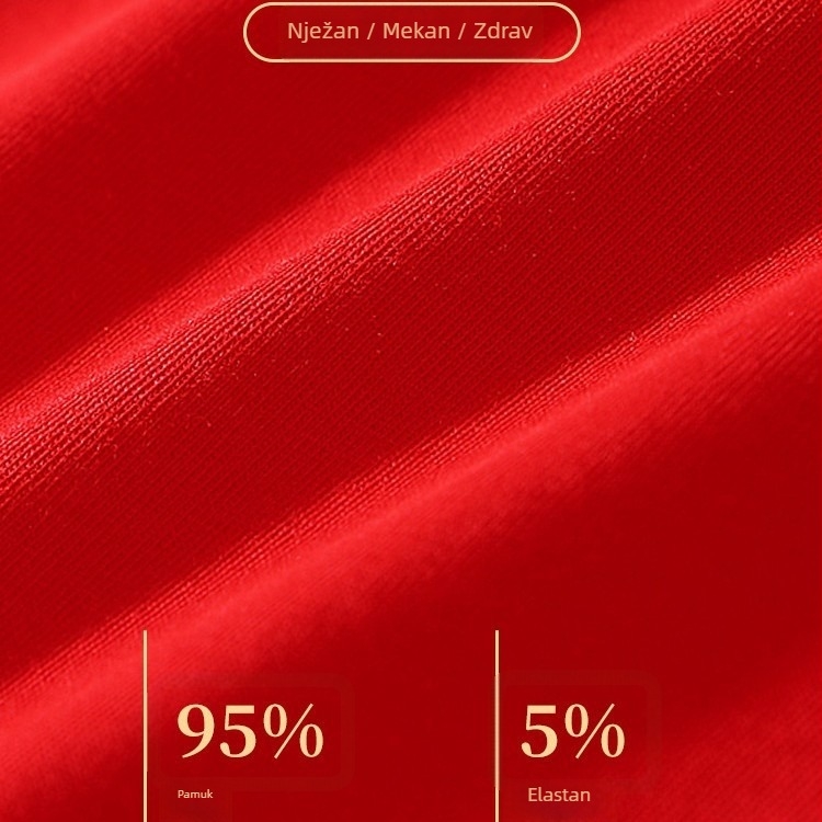 Muške bokserice od pamuka antibakterijske, prozračne, za vjenčanje i godinu rođenja