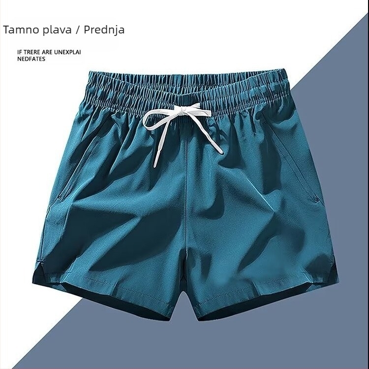 Muške trkačke šorce 3/4 dužine, brzo se sušeće, širokog kroja, poliester