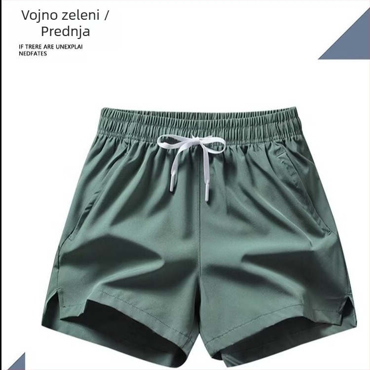 Muške trkačke šorce 3/4 dužine, brzo se sušeće, širokog kroja, poliester