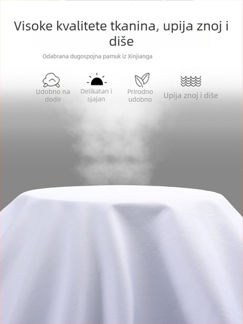 Košulja – dugi rukavi, uredski stil, pamuk-poliester smeša (30–50% pamuka, 50–70% poliester), kvadratni ovratnik, zatvaranje na jedan red kopči, standardna duljina 50–65 cm