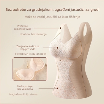 Termička vest s flis podstavom, s ugrađenim grudnjakom i jastučićem za prsni koš, dvostruki sloj, baršun podstava, poliester tkanina